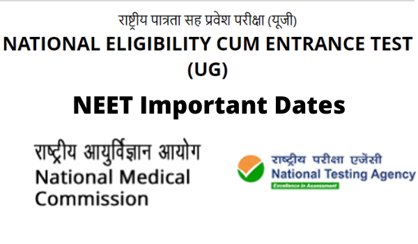 NEET 2022  Important Dates 