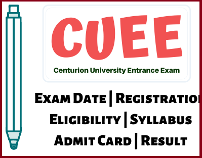 Centurion University Entrance Examination 2022